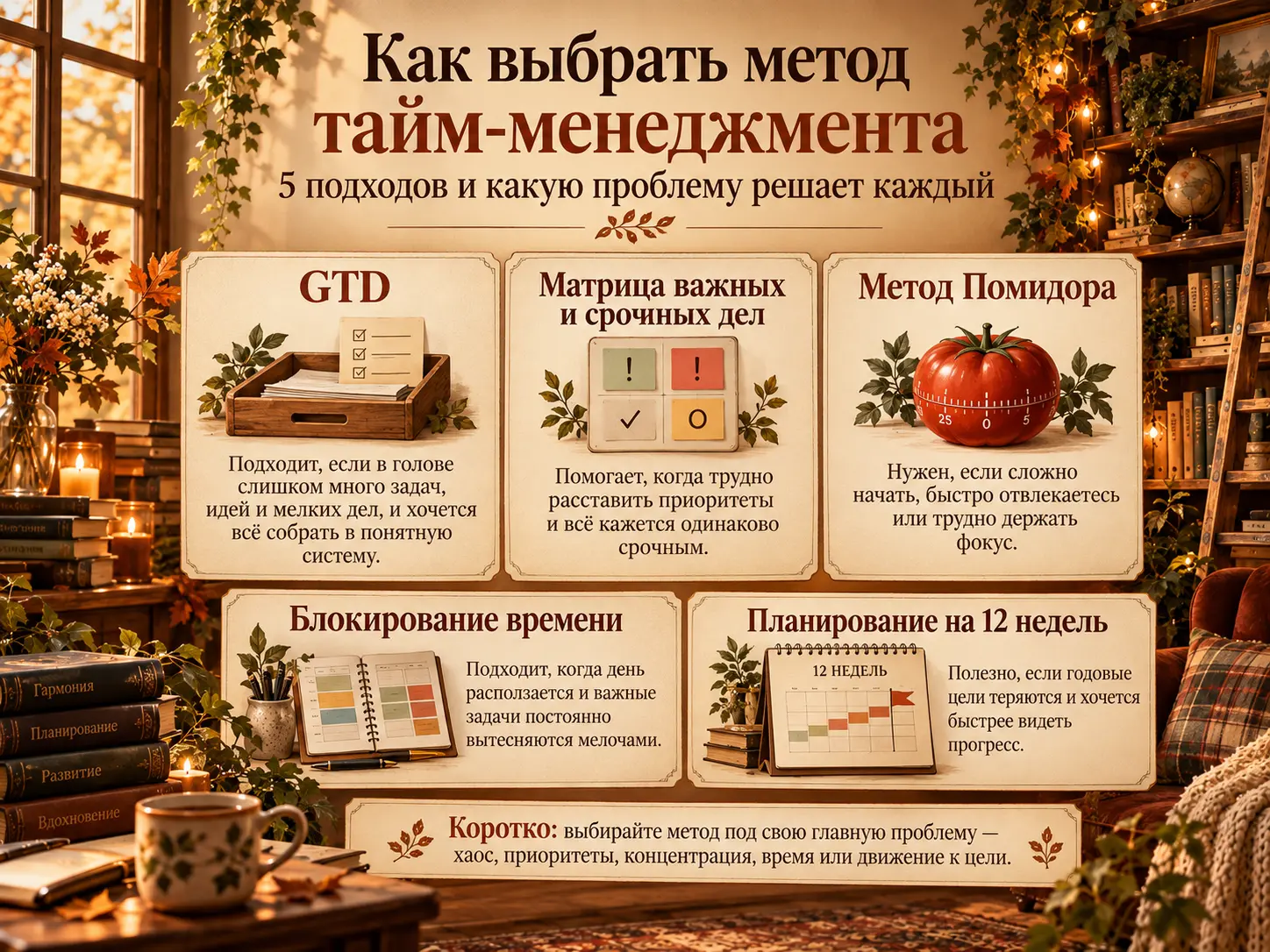 5 основных методов тайм-менеджмента