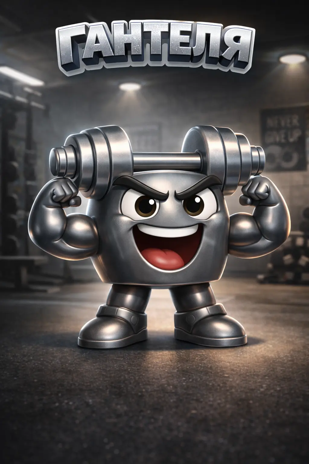 Персонаж - гантеля