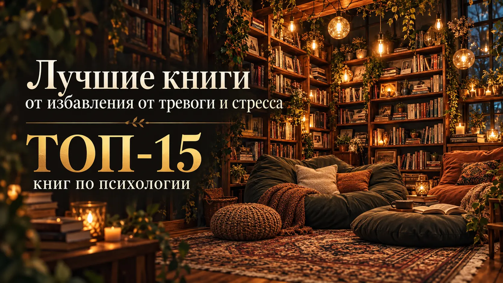 Топ-15 книг по психологии от тревоги и стресса