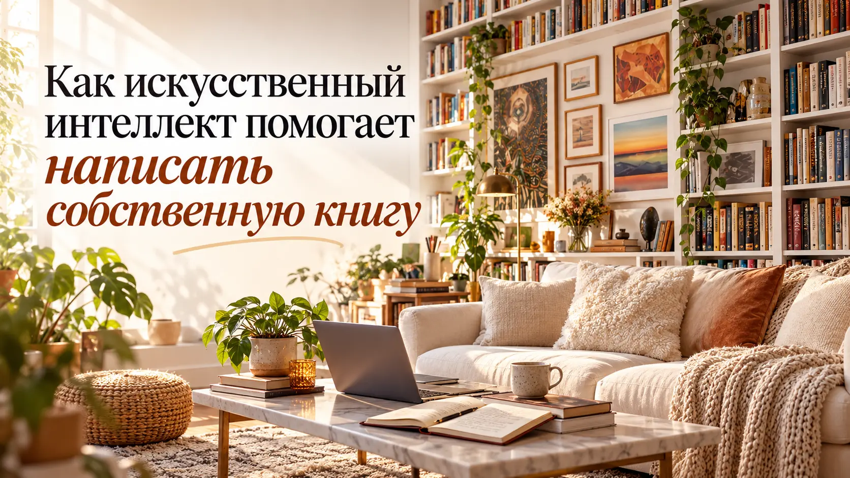 Как искусственный интеллект помогает писать книги