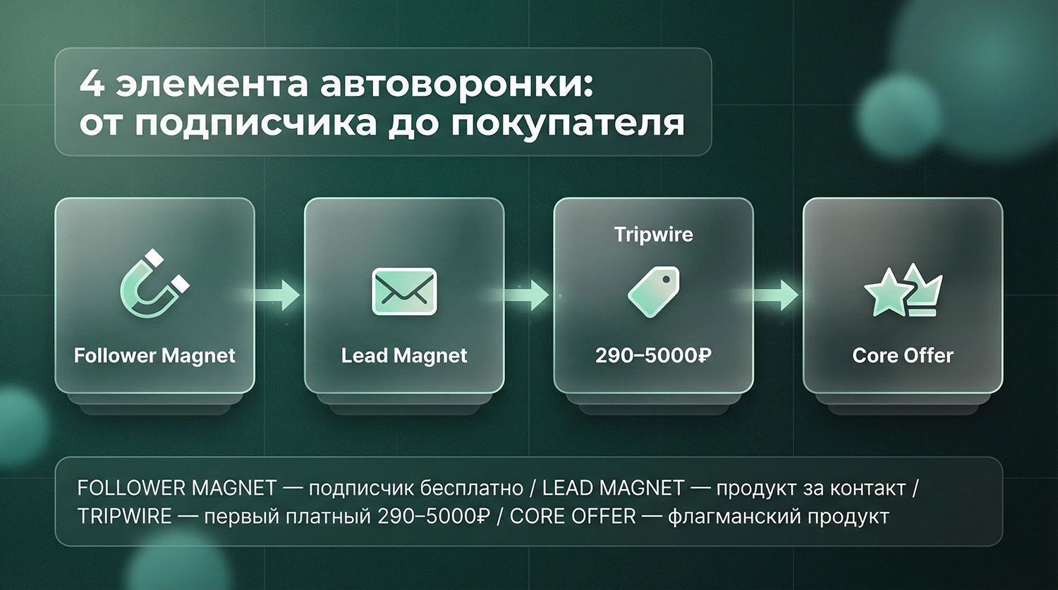 4 элемента автоворонки продаж