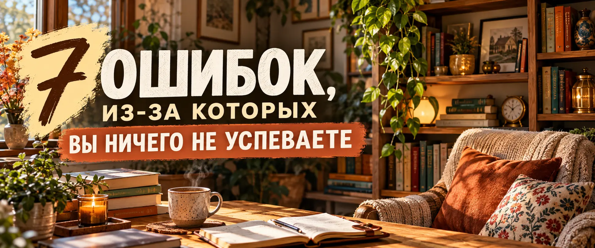 7 ошибок из-за которых тайм-менеджмент не работает