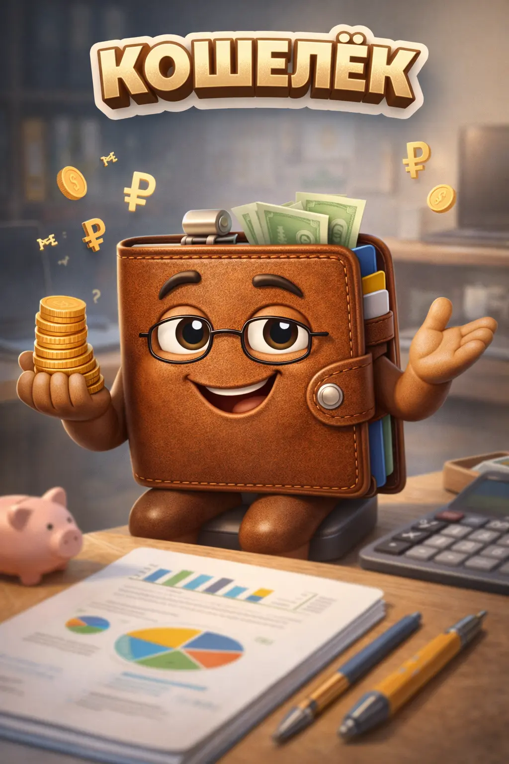 Персонаж - кошелёк