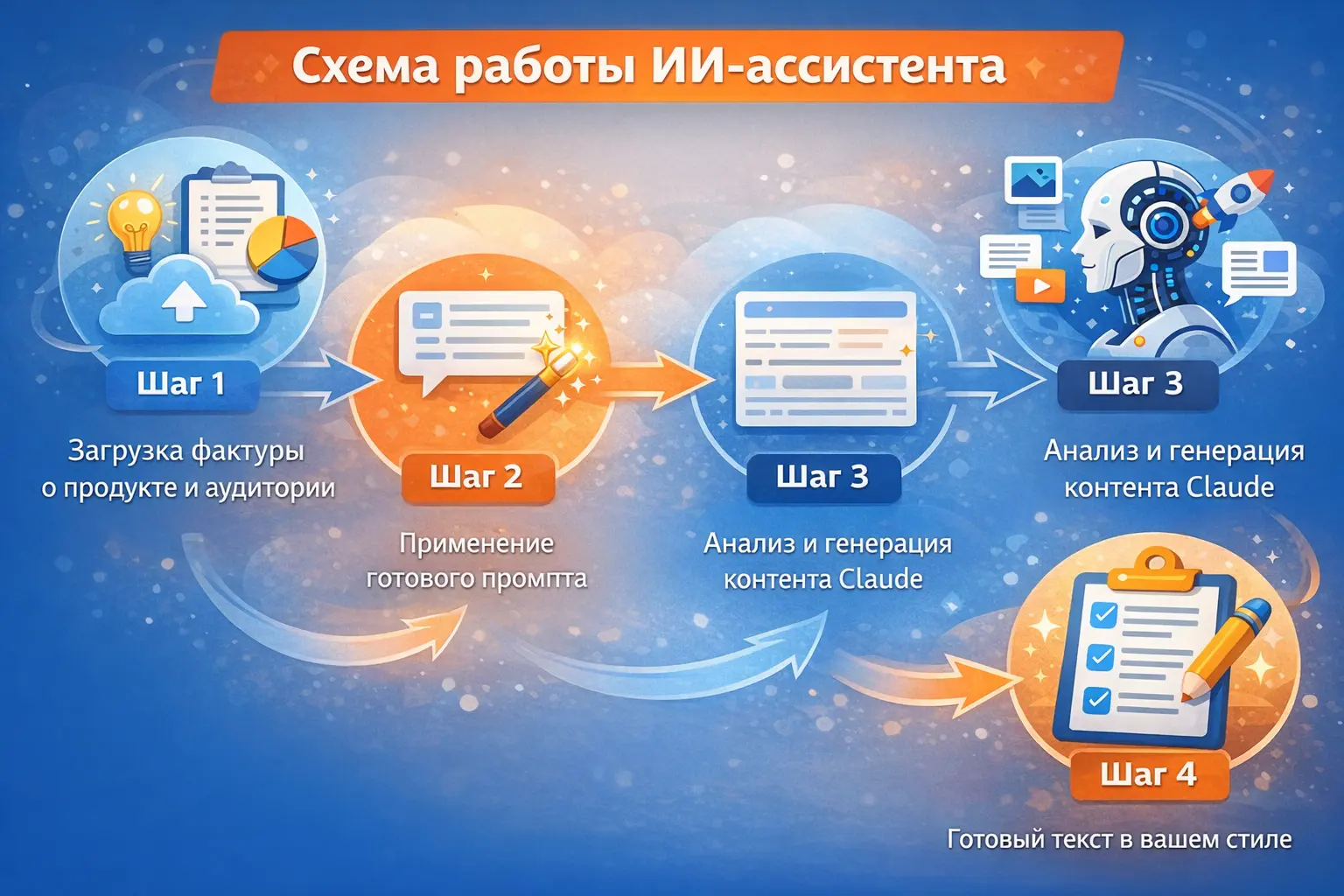 Схема работы ИИ-ассистента
