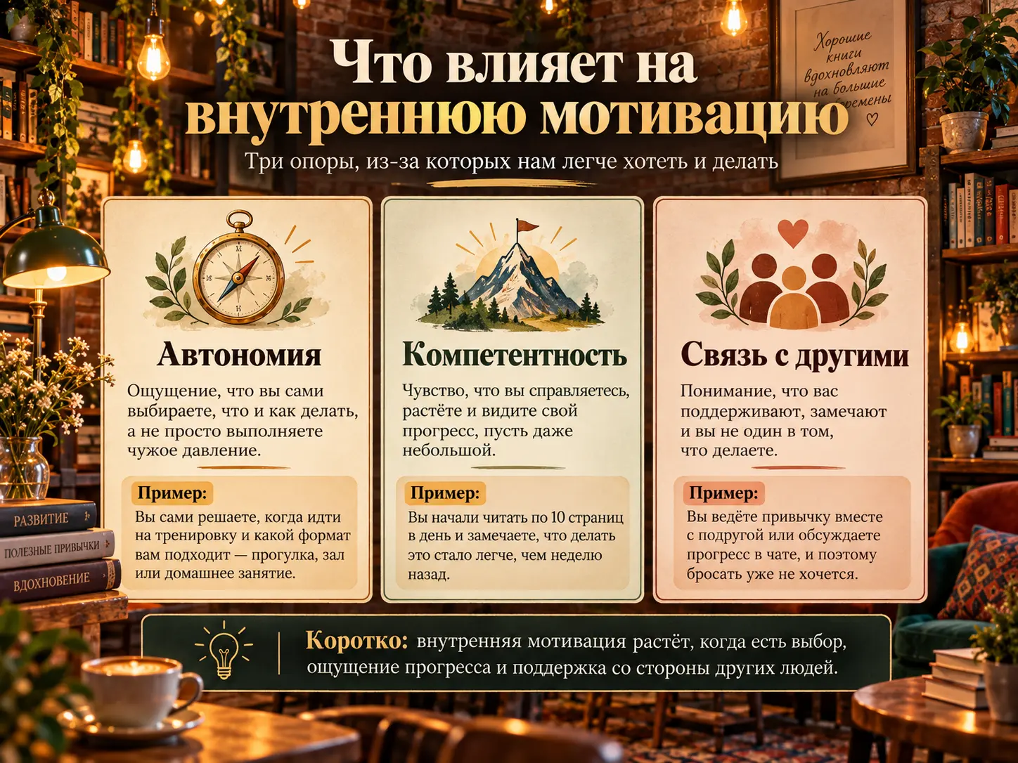 что влияет на внутреннюю мотивацию