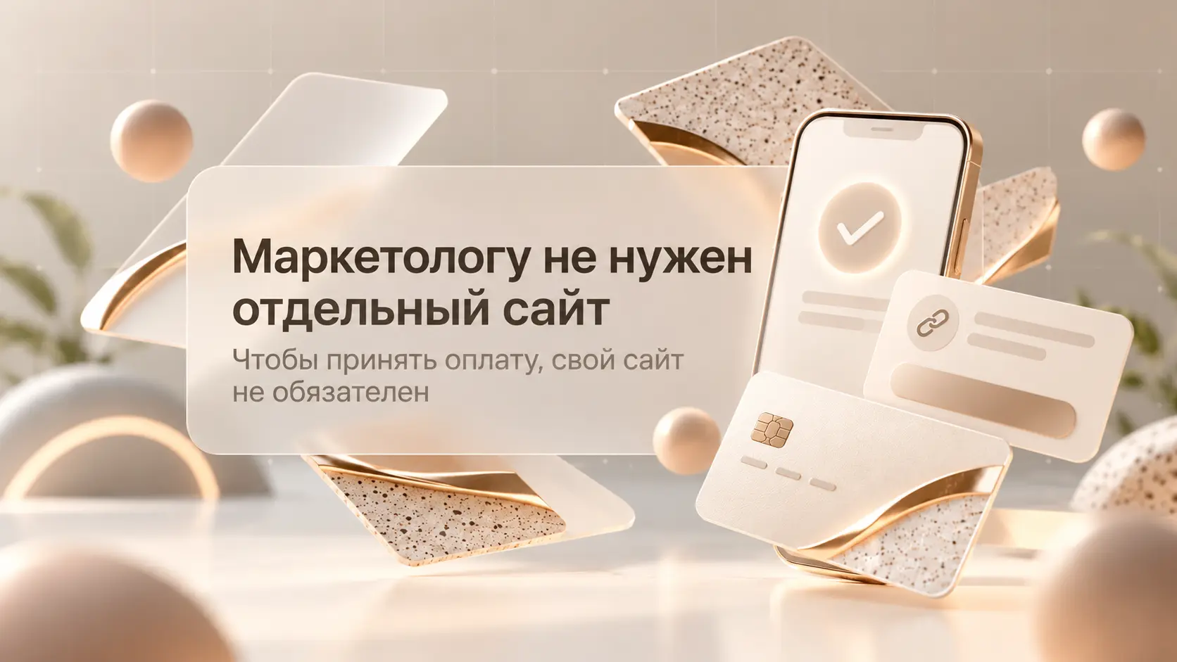 прием платежей онлайн для маркетолога без сайта