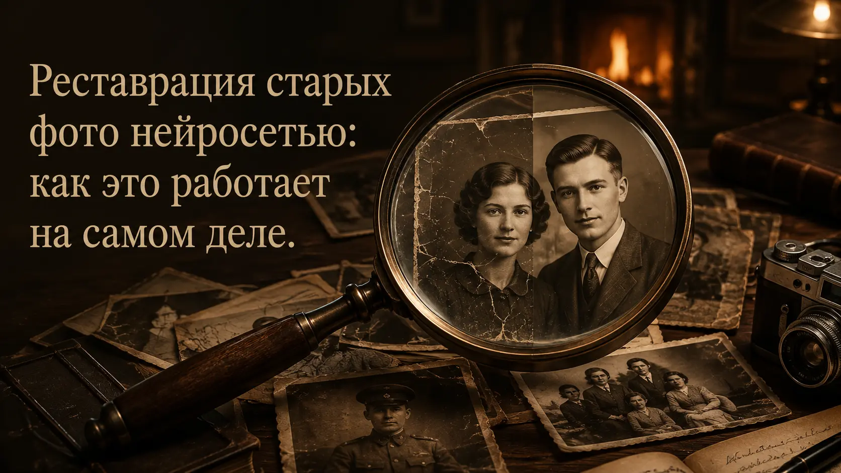 Реставрация старых фото нейросетью