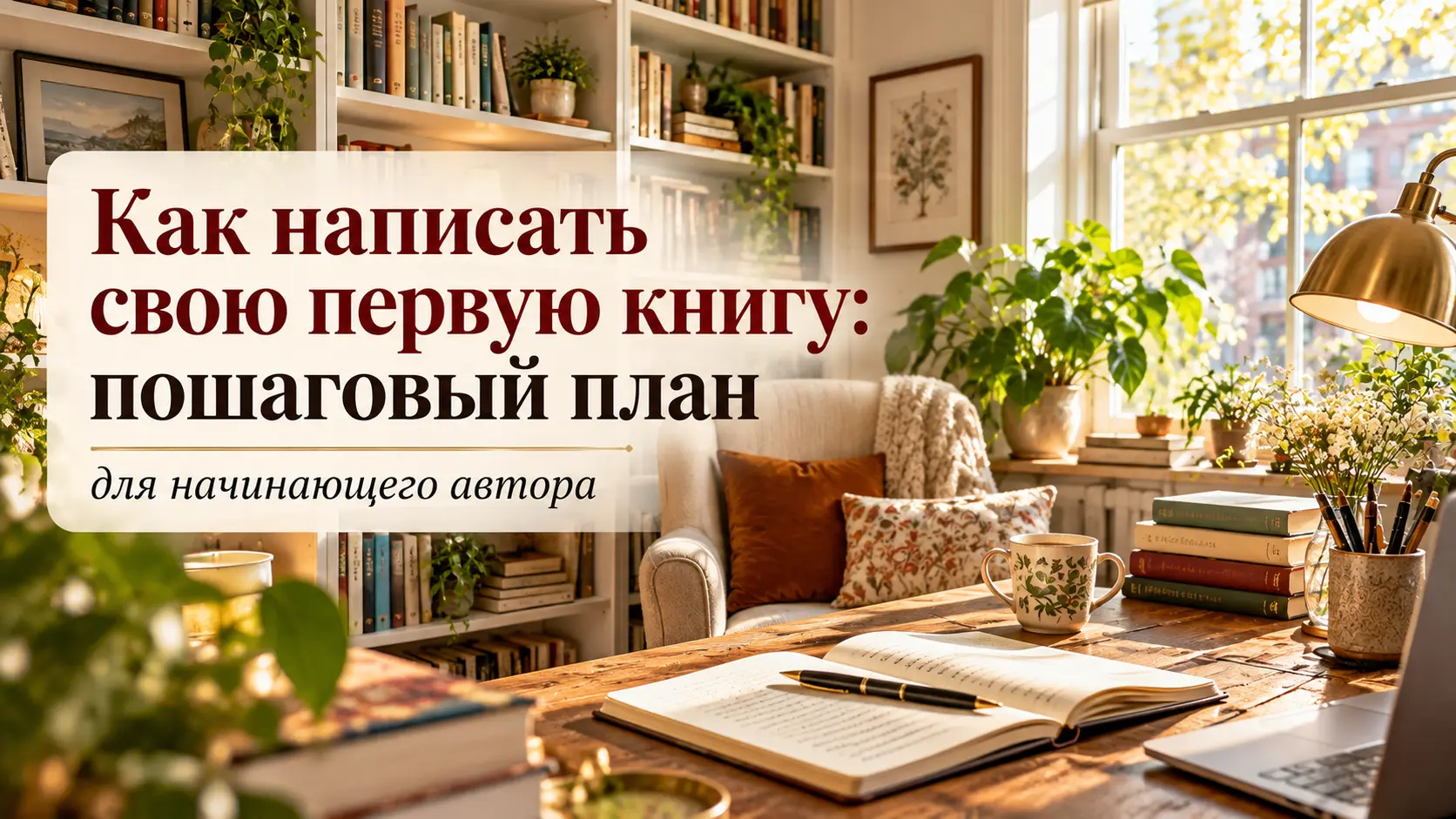 Как написать свою первую книгу: пошаговый план для начинающего автора
