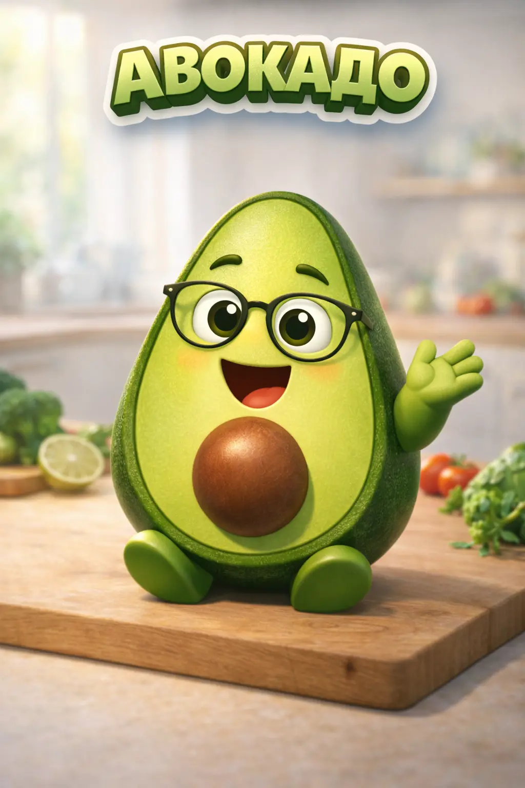 Персонаж - авокадо
