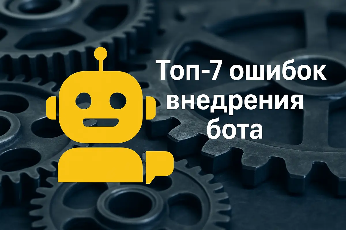 7 ошибок при создании ботов — и как их избежать