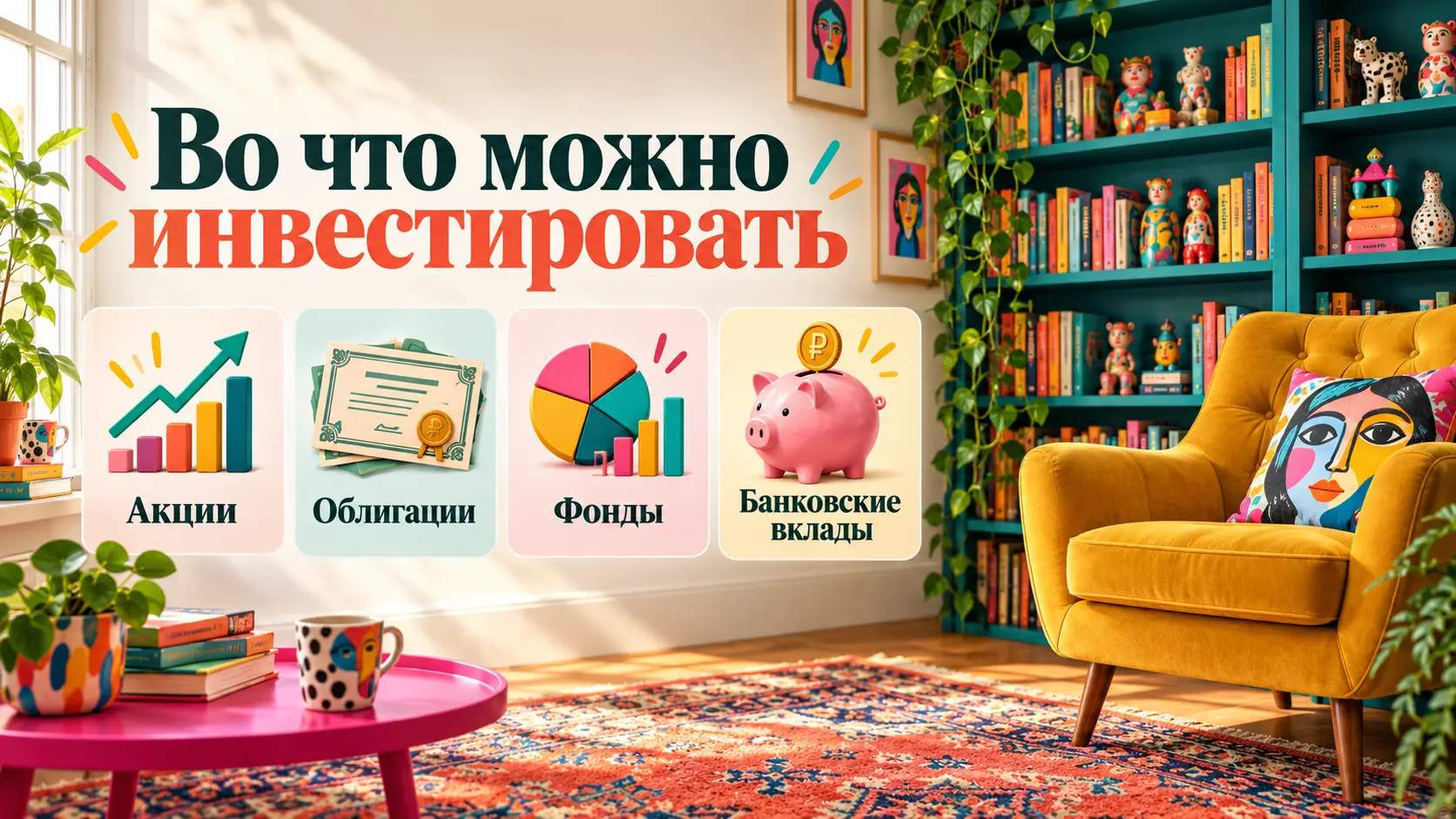 в чем различия акции, облигации, фонды, вклады
