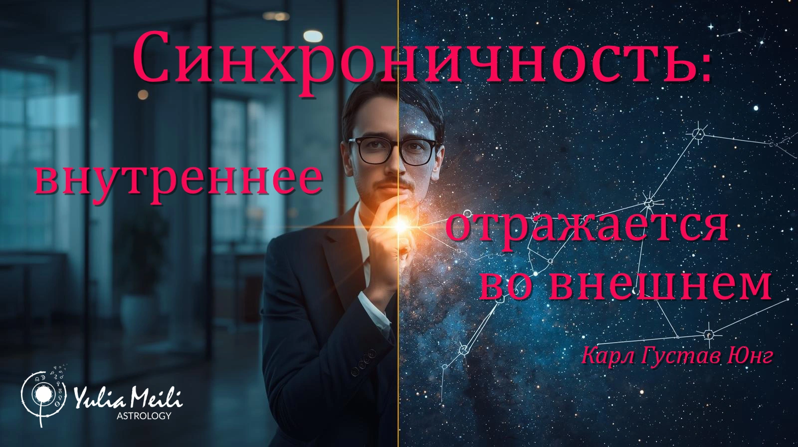 Цитата Карла Густава Юнга о принципе синхронистичности связь внутреннего состояния и внешней реальности в хорарной астрологии